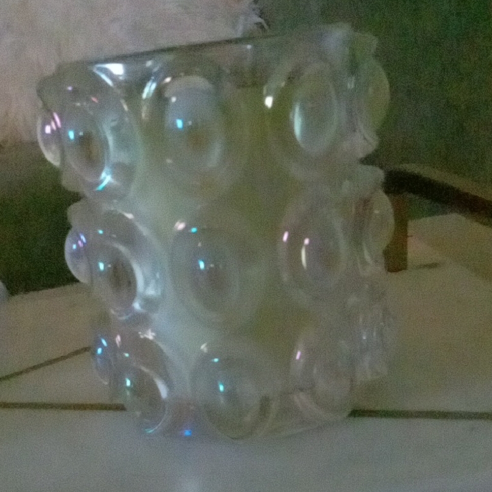 Christian Lacroix Iridescent Glass Votive Holder